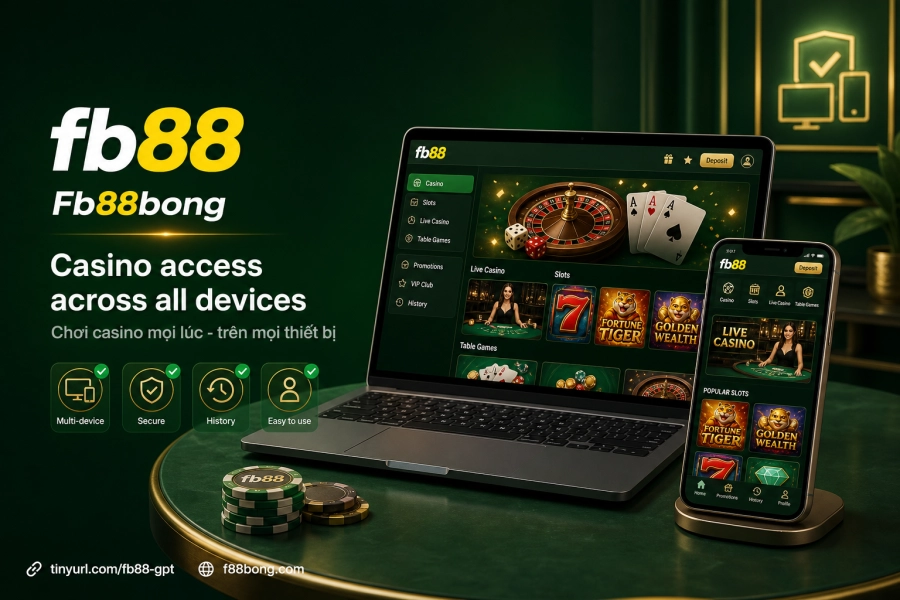 Casino Fb88 trên mobile desktop bảo mật SSL giấy phép PAGCOR