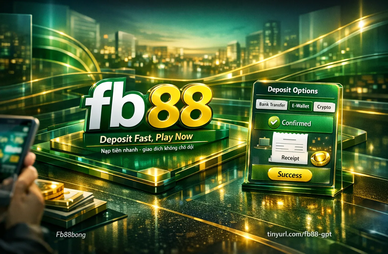Fb88 deposit payment methods bank transfer e-wallet scratch card