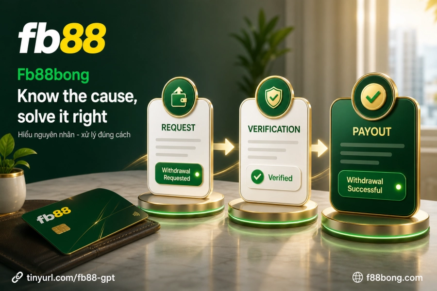 lệnh rút tiền Fb88 bị pending nguyên nhân xử lý treo lệnh