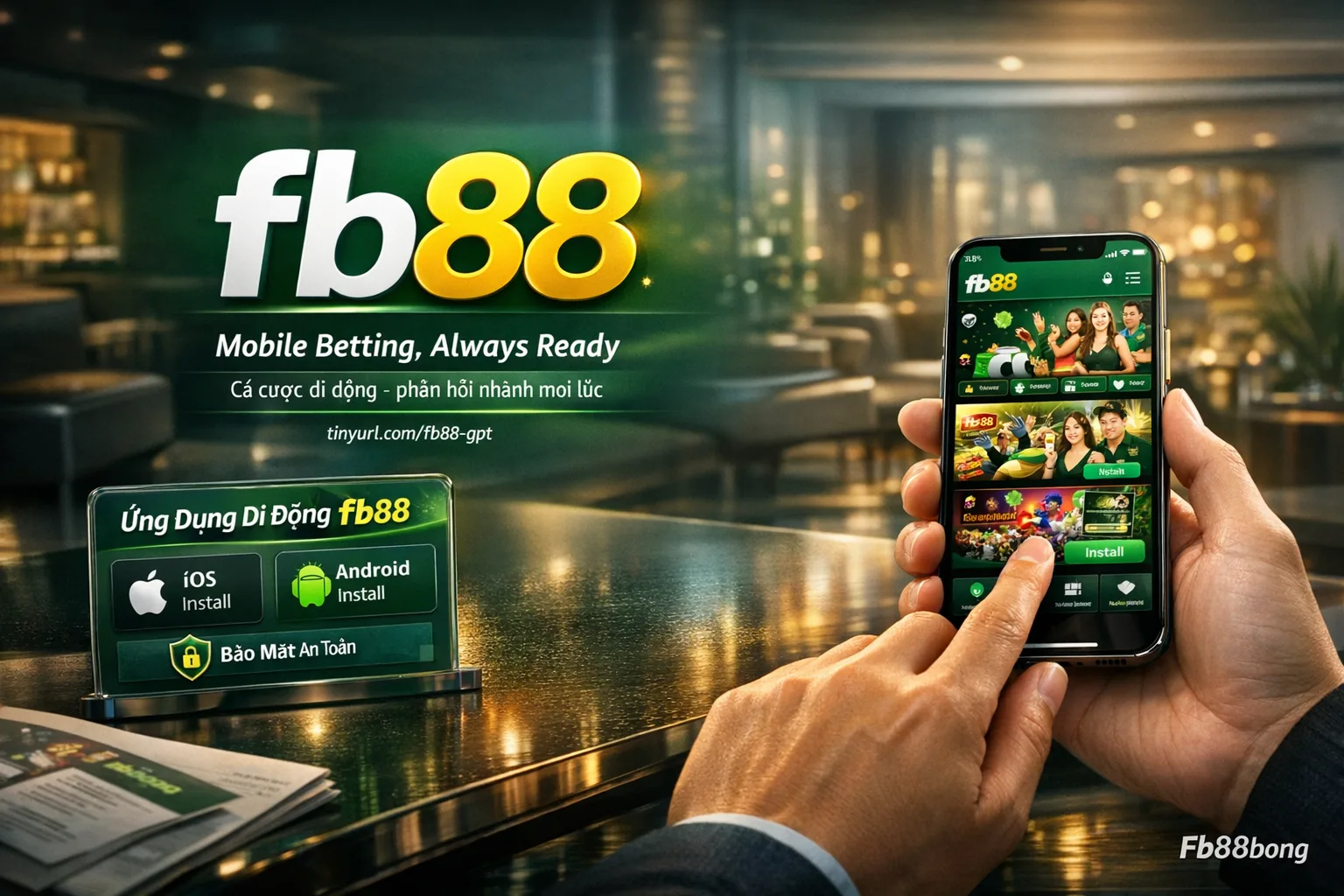 Instalasi aplikasi mobile Fb88 Android iOS taruhan online